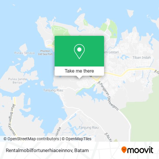 Rentalmobilfortunerhiaceinnov map