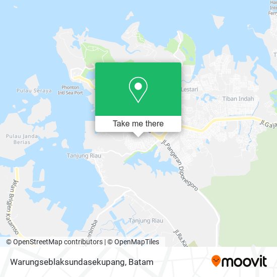 Warungseblaksundasekupang map