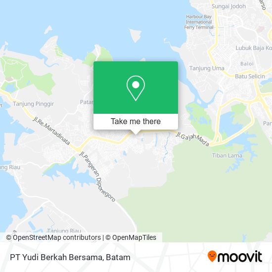 PT Yudi Berkah Bersama map