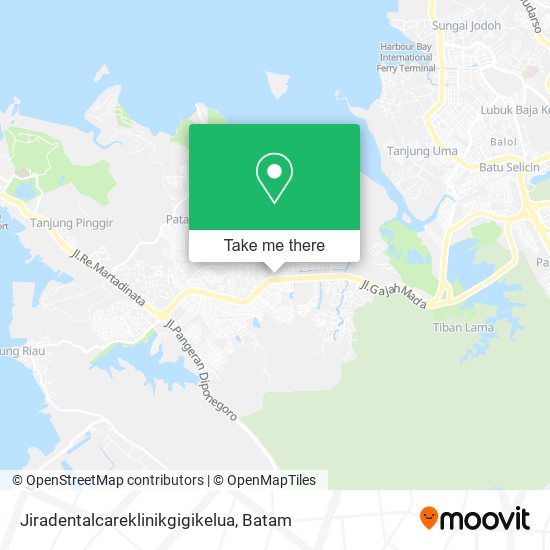 Jiradentalcareklinikgigikelua map