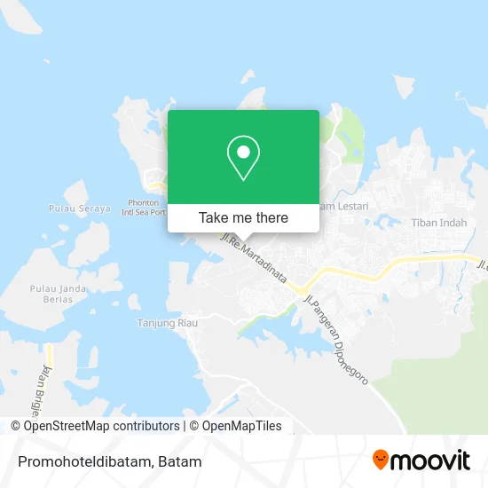 Promohoteldibatam map