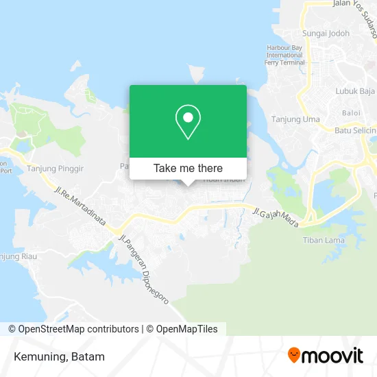 Kemuning map