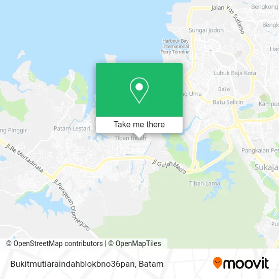 Bukitmutiaraindahblokbno36pan map