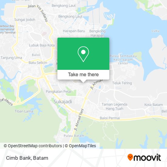 Cimb Bank map