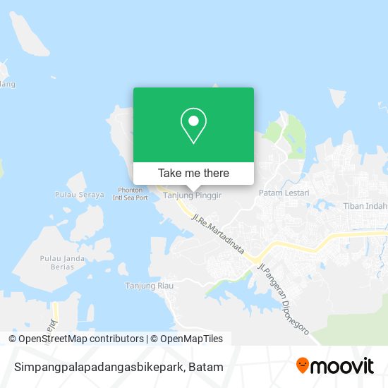 Simpangpalapadangasbikepark map