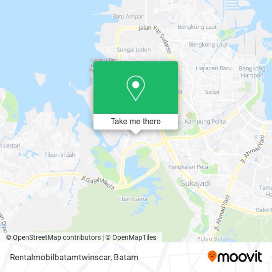 Rentalmobilbatamtwinscar map