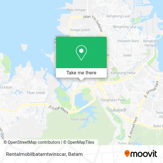 Rentalmobilbatamtwinscar map