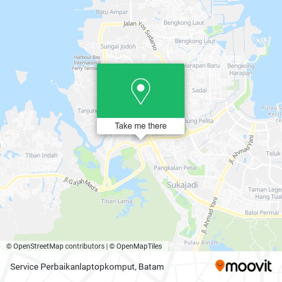 Service Perbaikanlaptopkomput map