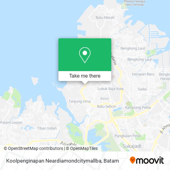 Koolpenginapan Neardiamondcitymallba map
