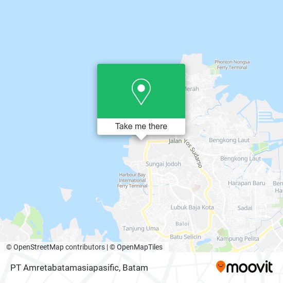 PT Amretabatamasiapasific map