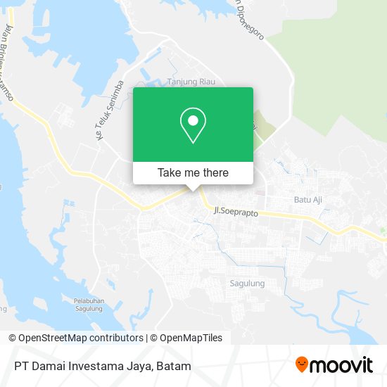 PT Damai Investama Jaya map