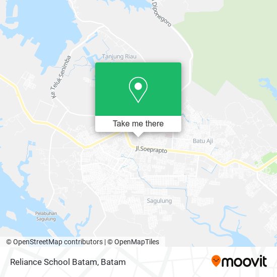 Reliance School Batam map