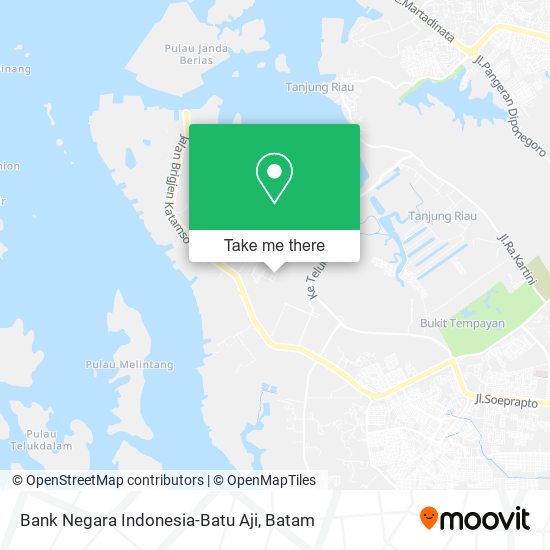 Bank Negara Indonesia-Batu Aji map