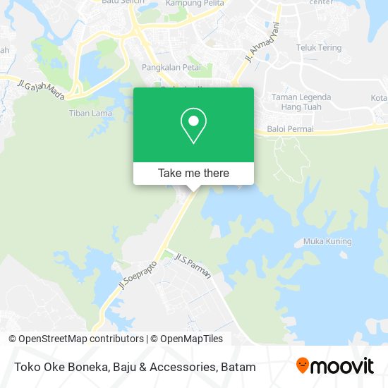 Toko Oke Boneka, Baju & Accessories map