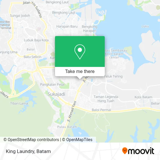King Laundry map