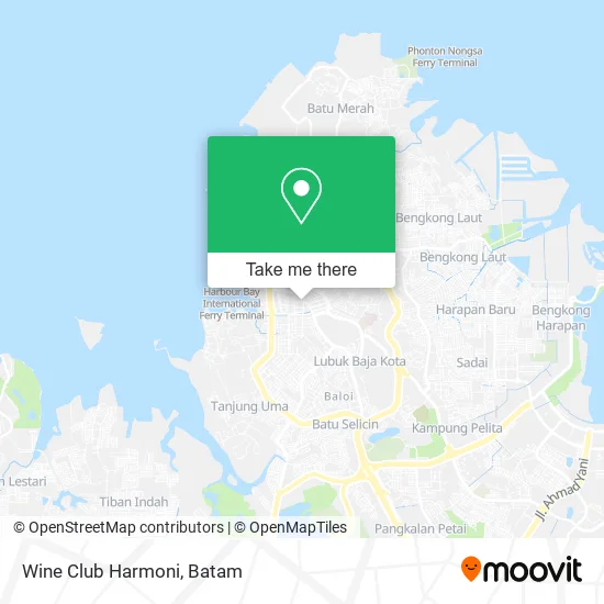 Wine Club Harmoni map