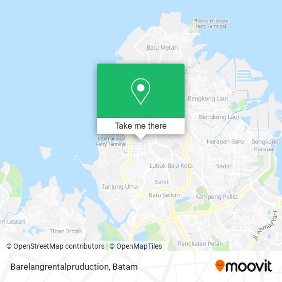 Barelangrentalpruduction map