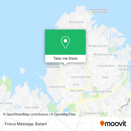 Frisca Massage map