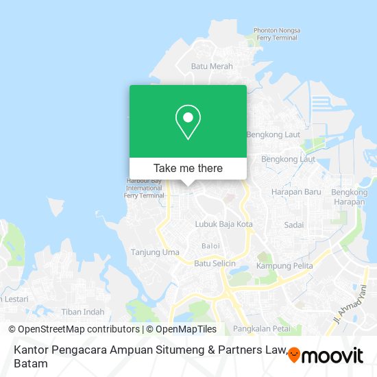 Kantor Pengacara Ampuan Situmeng & Partners Law map