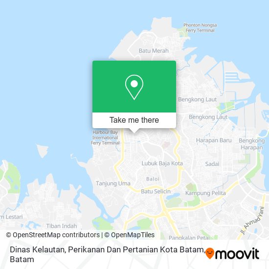 Dinas Kelautan, Perikanan Dan Pertanian Kota Batam map