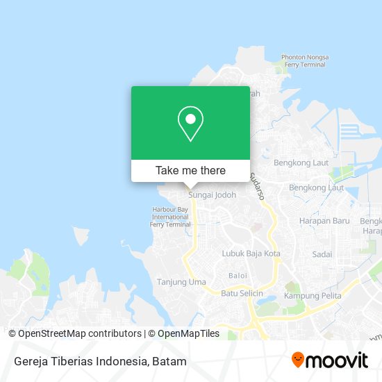 Gereja Tiberias Indonesia map