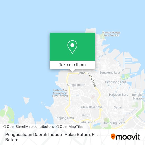 Pengusahaan Daerah Industri Pulau Batam, PT map