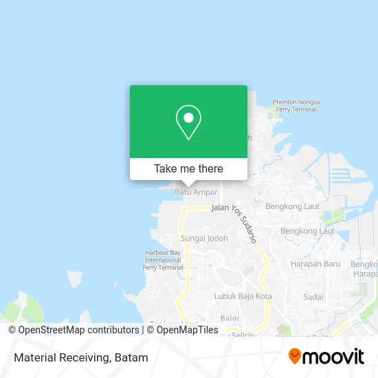 Material Receiving map