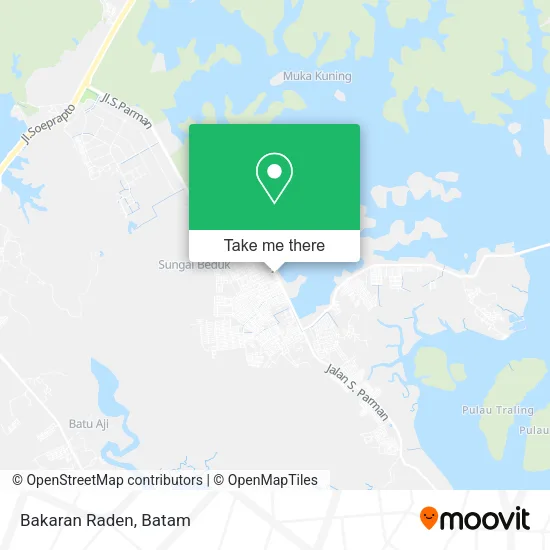 Bakaran Raden map