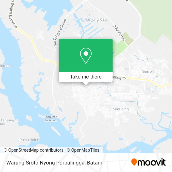 Warung Sroto Nyong Purbalingga map