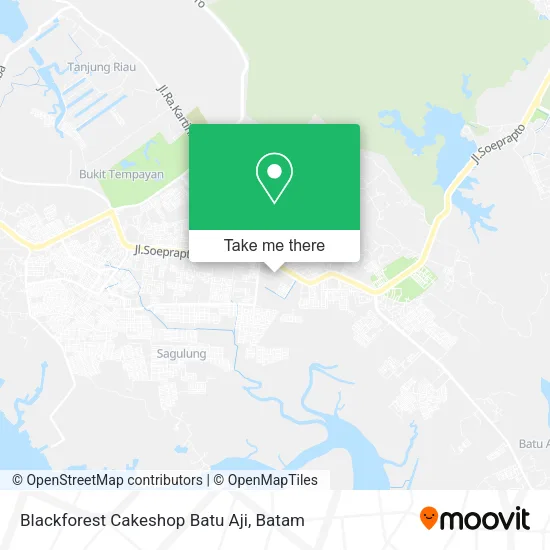 Blackforest Cakeshop Batu Aji map