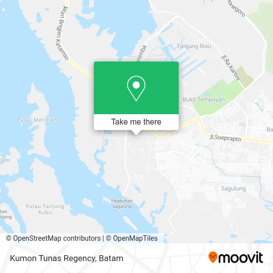 Kumon Tunas Regency map