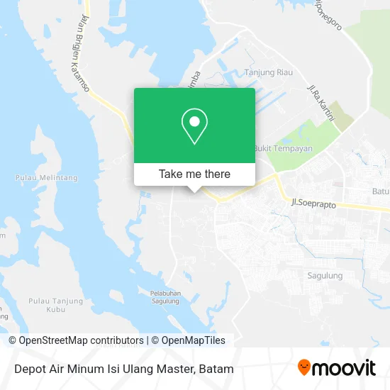 Depot Air Minum Isi Ulang Master map