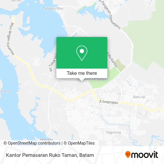 Kantor Pemasaran Ruko Taman map