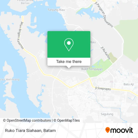 Ruko Tiara Siahaan map