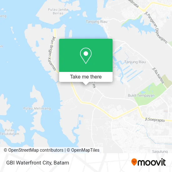 GBI Waterfront City map