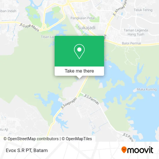 Evox S.R PT map