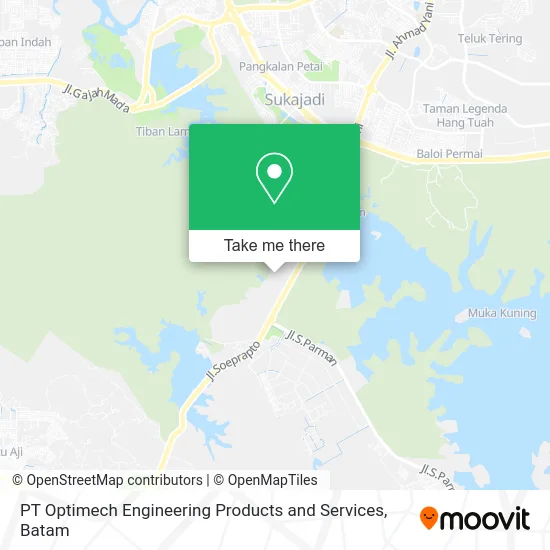 PT Optimech Engineering Products and Services map