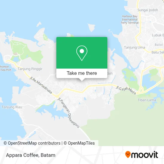 Appara Coffee map