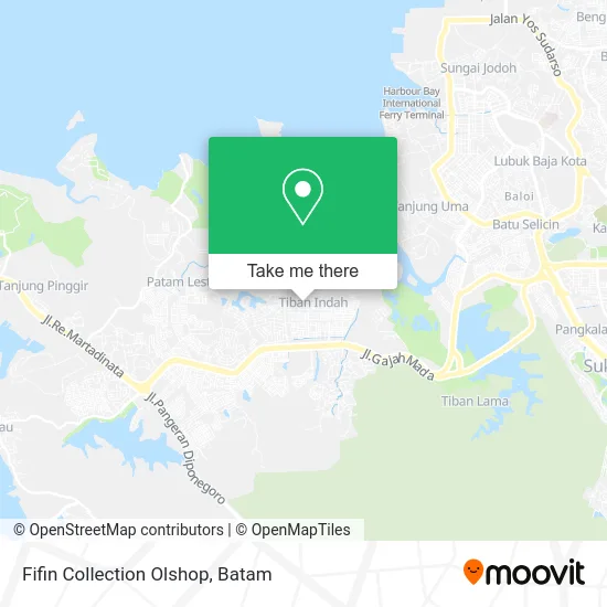 Fifin Collection Olshop map