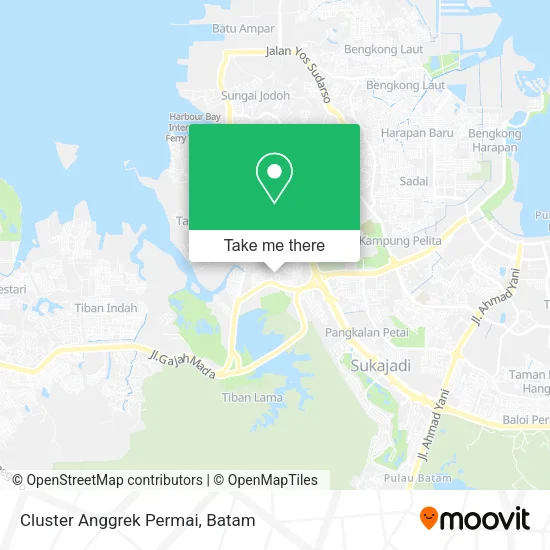 Cluster Anggrek Permai map