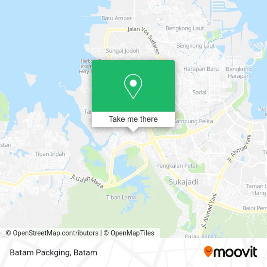 Batam Packging map