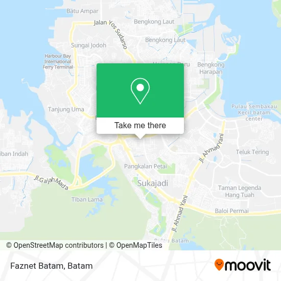 Faznet Batam map