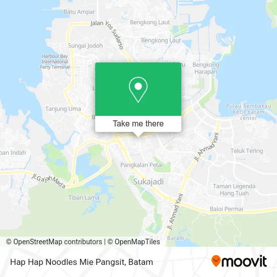 Hap Hap Noodles Mie Pangsit map