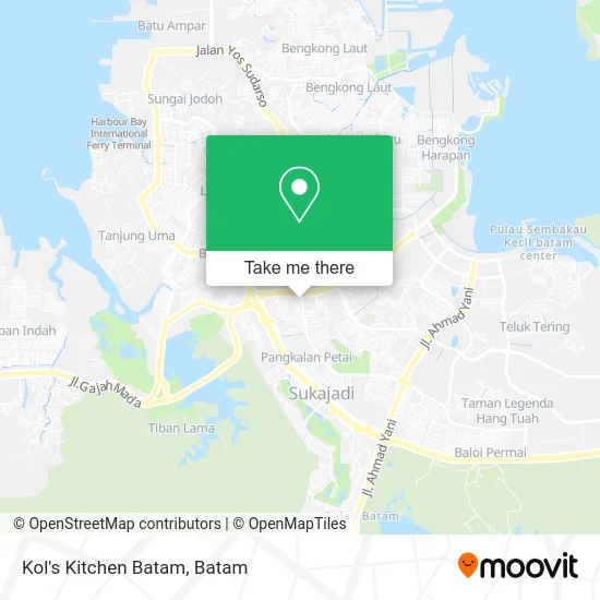 Kol's Kitchen Batam map
