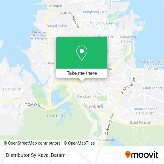 Distributor Sy Kava map