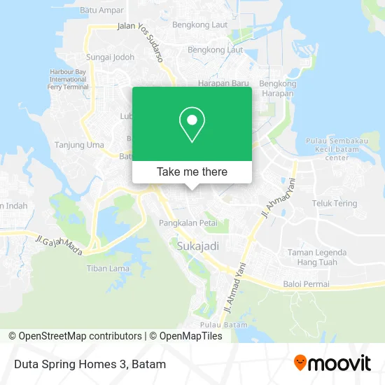 Duta Spring Homes 3 map