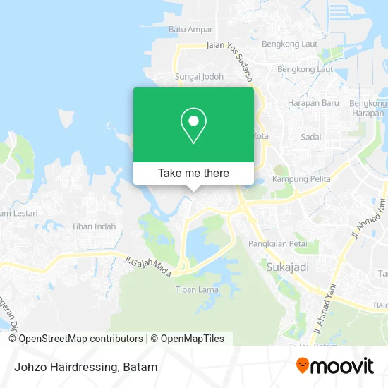 Johzo Hairdressing map