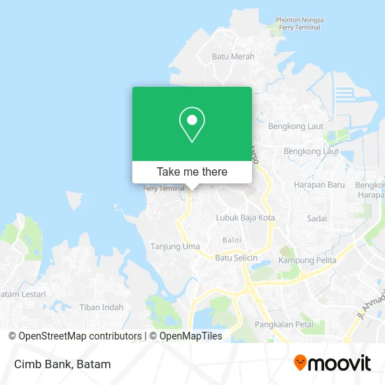 Cimb Bank map