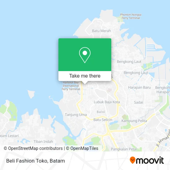 Beli Fashion Toko map
