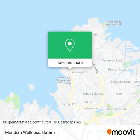 Meridian Wellness map